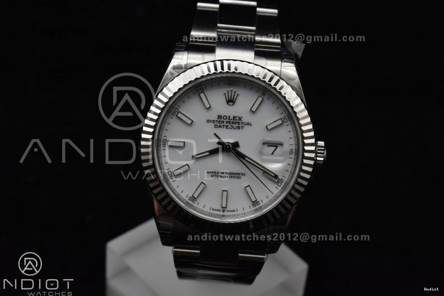 Edition Dial 904L Oyster VS3235 Best 1:1 VSF White Bracelet SS 126334 41 On DateJust 0424
